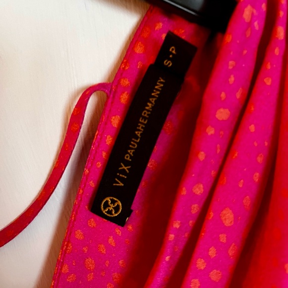 Vix Paula Hermany Silk Midi Dress - Picture 5 of 7